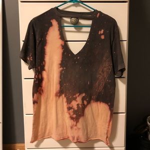 Medium Buckle Acid Wash Short Sleeve Tee